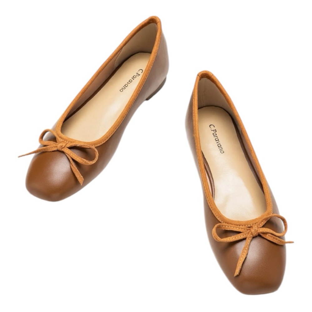 C.Paravano Bowknot Nallet Flats
